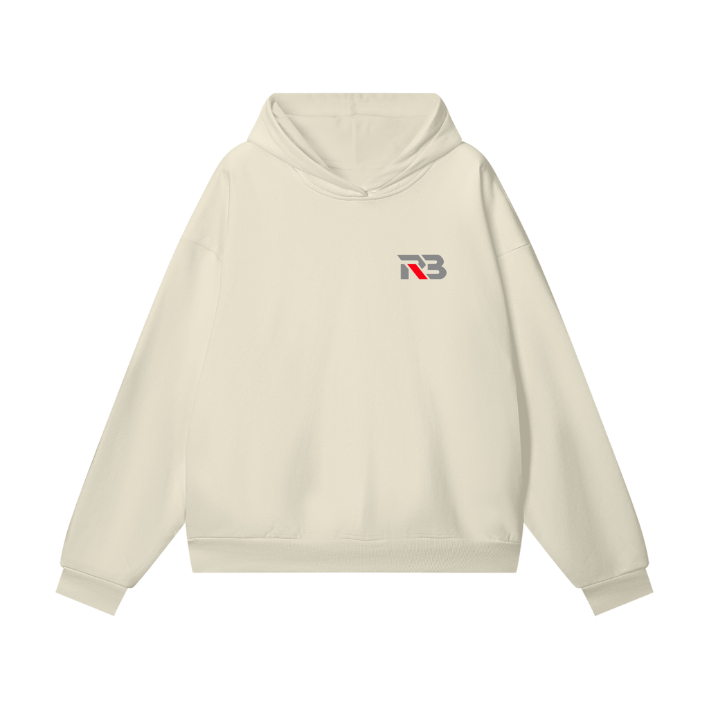 OVERTAKE YOUR OWN SHADOW - bone oversized hoodie, RetroBargain RB 001
