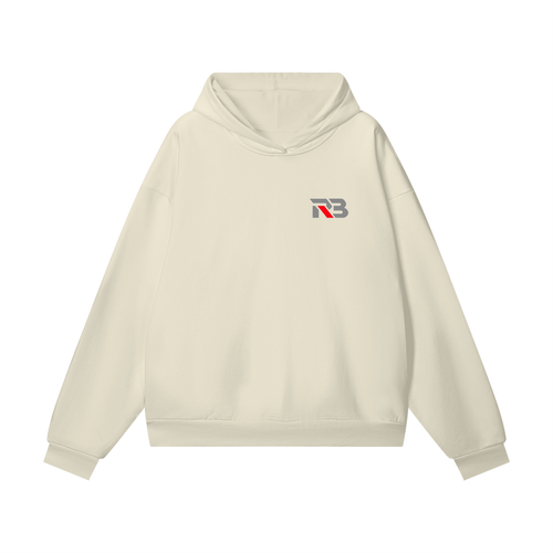OVERTAKE YOUR OWN SHADOW - bone oversized hoodie, RetroBargain RB 001